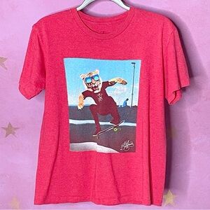 Kid Dangerous Rare Red Tee Skater Tiger Men’s Size Medium
